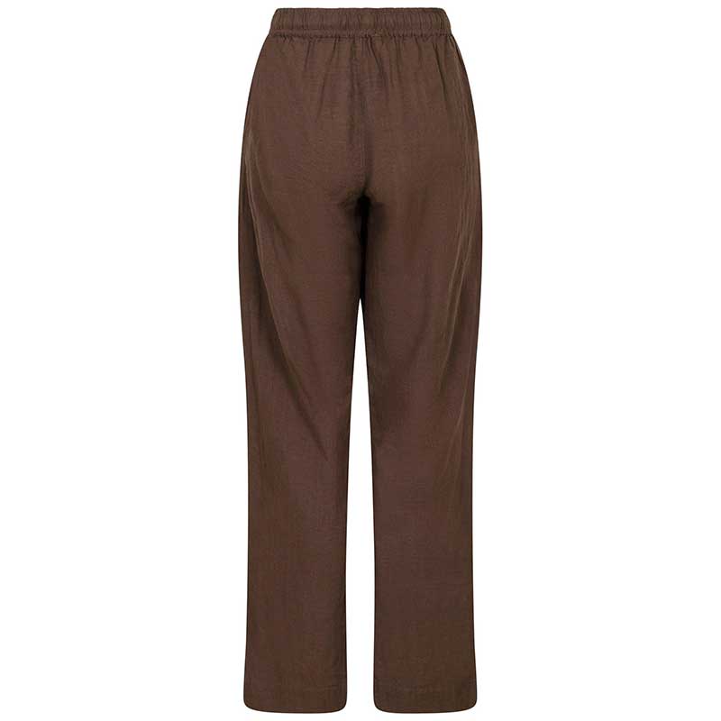 Neo Noir Sonar Linen Pants Brown