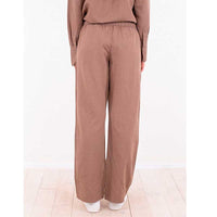 Neo Noir Sonar Linen Pants Mørk Sand - J BY J Fashion