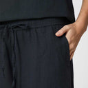 Neo Noir Sonar Linen Pants Navy