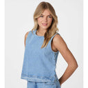 Neo Noir Svetlana Braid Top Blue