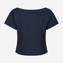 Neo Noir Tango Structure Top Dark Navy