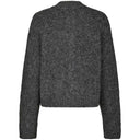 Neo Noir Taura Fluffy Knit Cardigan Antracit