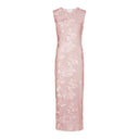 Neo Noir Tiranna Big Flower Mesh Dress Light Pink
