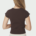 Neo Noir Tirra Knit Tee Brown