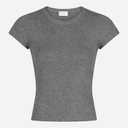 Neo Noir Tirra Knit Tee Dark Grey Melange