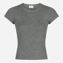 Neo Noir Tirra Knit Tee Dark Grey Melange