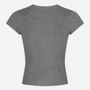 Neo Noir Tirra Knit Tee Dark Grey Melange - J BY J Fashion