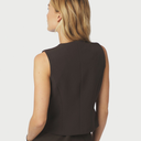 Neo Noir Vendetta Suit Waistcoat Dark Brown