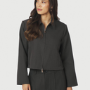 Neo Noir Vianney Structure Jacket Dark Grey - J BY J Fashion