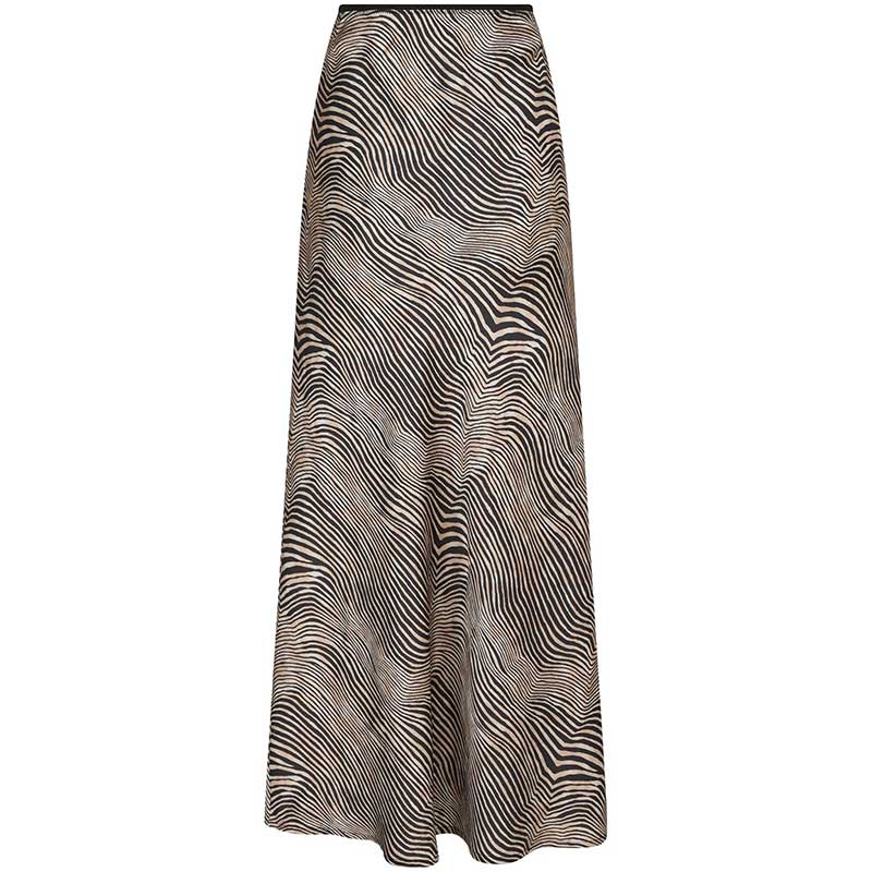Neo Noir Vicky Floating Wave Skirt Dark Sand - J BY J Fashion