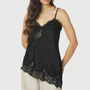 Neo Noir Viole Lace Top Black