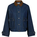 Neo Noir Vista Denim Cord Jacket Blue