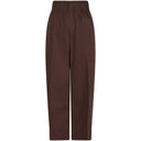 Neo Noir Yana Poplin Pants Dark Brown