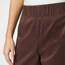 Neo Noir Yana Poplin Pants Dark Brown