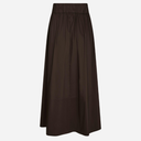 Neo Noir Yara Poplin Skirt Chocolate Brown