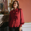 Neo Noir Zamola Blouse Dark Red