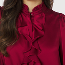 Neo Noir Zamola Blouse Dark Red