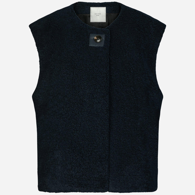Neo Noir Anjanna Teddy Vest Navy