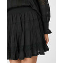 Neo Noir Callia S Voile Skirt Black
