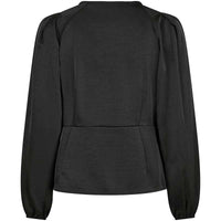 Neo Noir Istana Heavy Sateen Blouse Black - J BY J Fashion