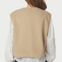 Neo Noir Mariko Teddy Vest Sand - J BY J Fashion