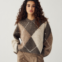 Noella Lai Knit Ash Brown Mix