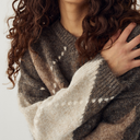 Noella Lai Knit Ash Brown Mix