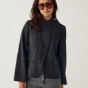 Noella N-Monique Blazer Dark Grey Melange
