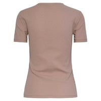 PCRuka SS Top Noos T-Shirt Sand - J BY J Fashion