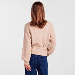 PIECES PCELLEN LS WRAP KNIT CARDIGAN NOOS BC LYS SAND