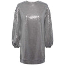 PIECES PCFAWN LS DRESS GRÅ