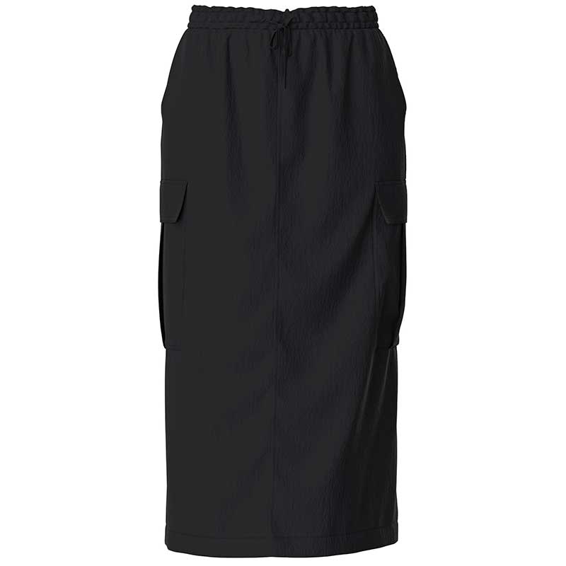 PIECES PCJILL CARGO HW MIDI SKIRT SORT