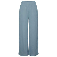 PIECES PCJULES HW WIDE PANTS D2D PB BLÅ - J BY J Fashion