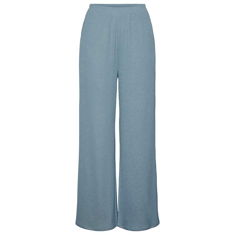 PIECES PCJULES HW WIDE PANTS D2D PB BLÅ - J BY J Fashion