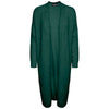 PIECES PCJULIANA LS LONG KNIT CARDIGAN NOOS CP GRØN