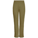 PIECES PCLENA HW STRAIGHT PANTS GRØN - J BY J Fashion