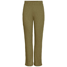 PIECES PCLENA HW STRAIGHT PANTS GRØN - J BY J Fashion