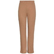 PIECES PCLENA HW STRAIGHT PANTS SAND - J BY J Fashion