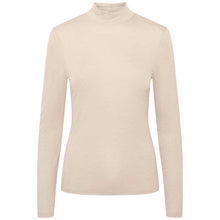 PIECES PCLUX WOOL LS TURTLENECK TOP OFF WHITE - J BY J Fashion
