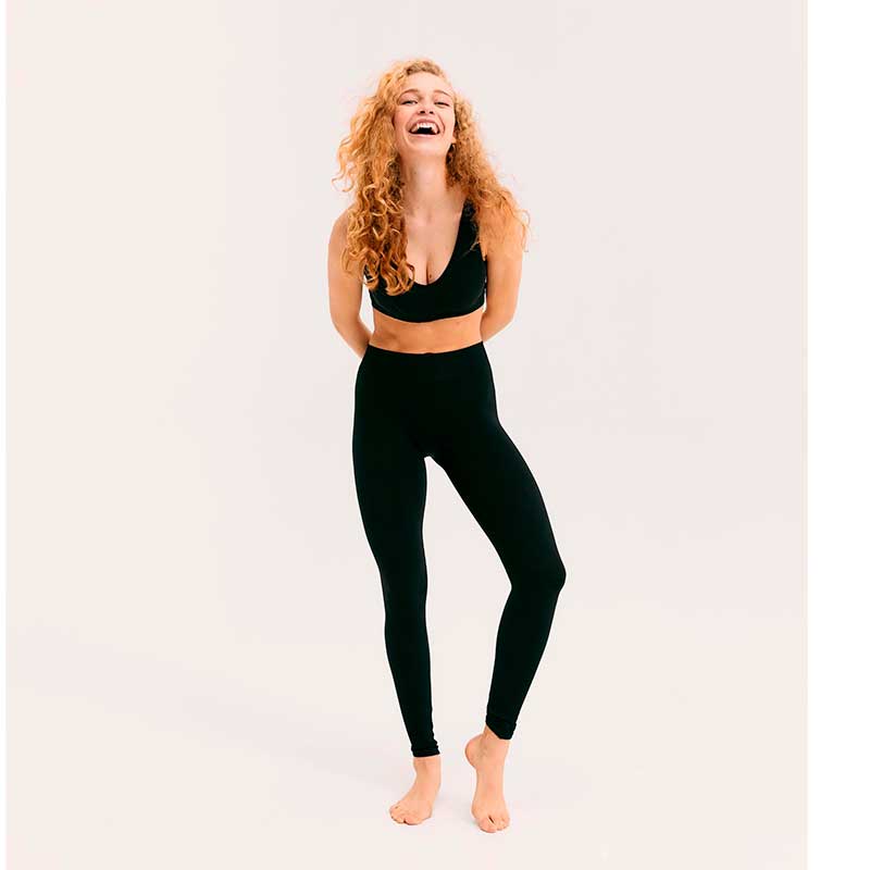 PIECES PCSYMMI RIB LEGGINGS NOOS BC SORT