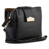 POURCHET PARIS 23011 MINI CROCCO LEATHER BAG SORT