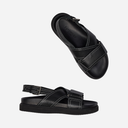 Pavement Lava Sandal Black/White