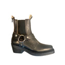 Pavement Dusty Buckle Two-Tone Boots Black Matte - J BY J Fashion