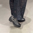 Pavement Dusty Buckle Two-Tone Boots Black Matte - J BY J Fashion