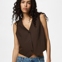 Pieces PCBosella Vest Noos Hot Fudge