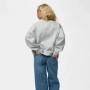 Pieces PCChilli LS Loose Fit Sweat Top Noos Light Grey Melange