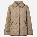 Pieces PCEmily Short Quilted Jacket Greige