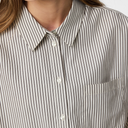 Pieces PCEmmy SS Loose Shirt Birch Stripes