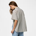 Pieces PCEmmy SS Loose Shirt Birch Stripes