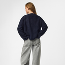 Pieces Katty Teddy jakke i navy-4